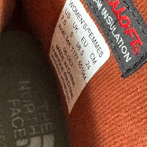 THE NORTH FACE WATERPROOF PRIMALOFT LACE UP WOMEN’S WINTER BOOTS - SIZE 7.5 - Picture 12 of 12